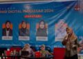 Dosen Fakultas Dakwah dan Komunikasi  UIN Alauddin Makassar, Andi Fauziah Astrid,S.Sos,M.Si menjadi salah satu pemateri dalam Workshop Literasi Digital Makassar 2024 di  Kafe Red Corner, Ahad (26/5/2024)