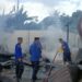 Ditinggal ke Masjid, Rumah Warga Pinrang Ini Ludes Terbakar