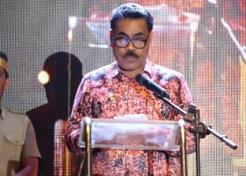 Hadiri Peluncuran Pemilukada, Pj Bupati Pinrang Minta Hindari Hoax dan Isu Sara