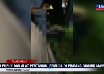 Curi Pupuk dan Alat Pertanian, Pemuda di Pinrang Diamuk Massa