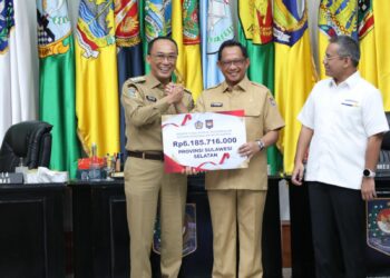 Terbaik Kendalikan Inflasi, Pemprov Sulsel Terima Insentif Fiskal Rp6,1 Miliar dari Kemenkeu