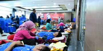 Pegawai dan Direktur PDAM Makassar Rutin Donor Darah