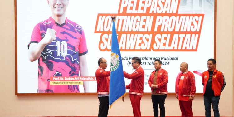 Pemprov Lepas 630 Kontingen Sulsel Menuju PON Aceh-Sumut Pemprov Lepas 630 Kontingen Sulsel Menuju PON Aceh-Sumut