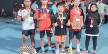 Kejurnas Piala Gubernur, Petenis Junior Asuhan Pelti Sidrap Sukses Raih Juara di Empat Kategori