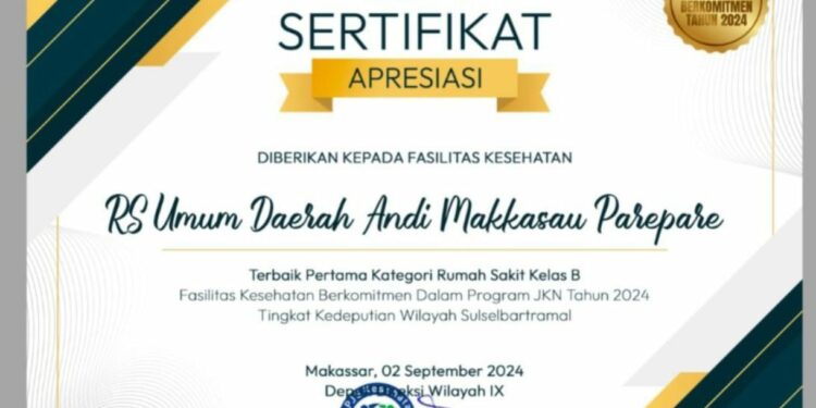 RSUD Andi Makkasau Juara 1 Faskes JKN, Ini Kemudahan yang Ditawarkan RSUD Andi Makkasau Juara 1 Faskes JKN, Ini Kemudahan yang Ditawarkan