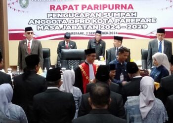 25 Anggota DPRD Kota Parepare Terpilih Resmi Dilantik, Kaharuddin Kadir Ketua Sementara