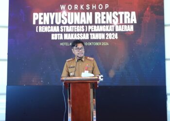 Buka Workshop Penyusunan Renstra Pemkot Makassar, Firman Hamid Pagarra Tekankan Pentingnya Perencanaan Matang