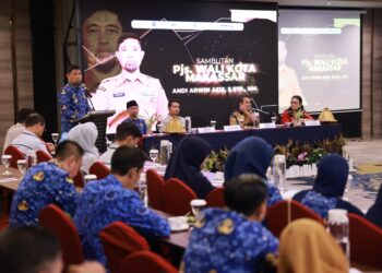 Pjs Arwin Azis Buka High Level Meeting, Tim Percepatan dan Perluasan Digitalisasi Daerah Kota Makassar