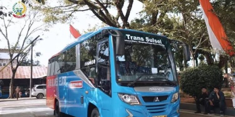 Bus Trans Sulsel Telah Mengantar 42 Ribu Penumpang Secara Gratis Selama 6 Bulan