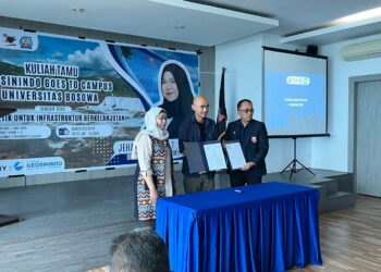 Fakultas Teknik Unibos Jalin Kerja Sama PT Tetrasa Geosindo, Tandai dengan Kuliah Tamu tentang Geosintetik