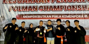 Mahasiswa IAIN Parepare Bawa Piala Kemenpora Ajang Kejurnas Pencak Silat Polman Championship 1