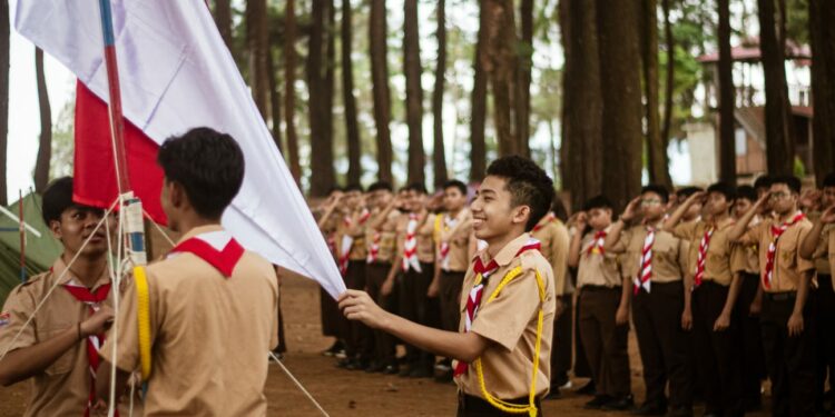 SMA Bosowa School Makassar Gelar Perkemahan Pramuka di Bissoloro Gowa