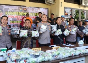 Polres Parepare Ungkap 44 Kg Sabu, Wali Kota Parepare Sampaikan Terima Kasih