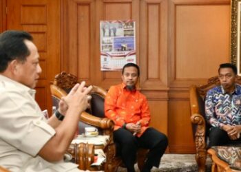 Bersama Gubernur Sulsel, Bupati Sidrap Konsultasi Pembangunan ke Mantan Kapolri
