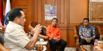 Bersama Gubernur Sulsel, Bupati Sidrap Konsultasi Pembangunan ke Mantan Kapolri