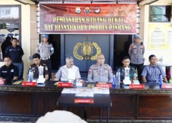 Polres Pinrang Musnahkan 2,2 Kg Sabu, Bupati Sampaikan Ini