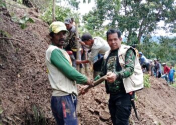 Tujuh Dusun di Sidrap Diterjang Longsor,  1.414 Warga Terjebak Tanpa Akses Jalan