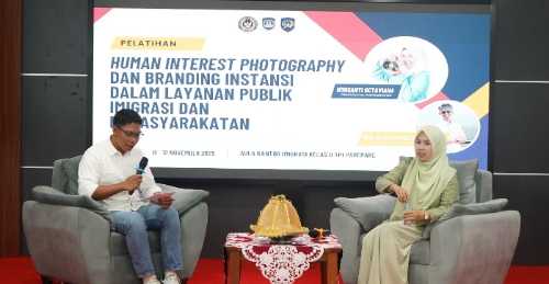 Tingkatkan Branding Instansi Imigrasi Parepare Gelar Pelatihan Human Interest Photography