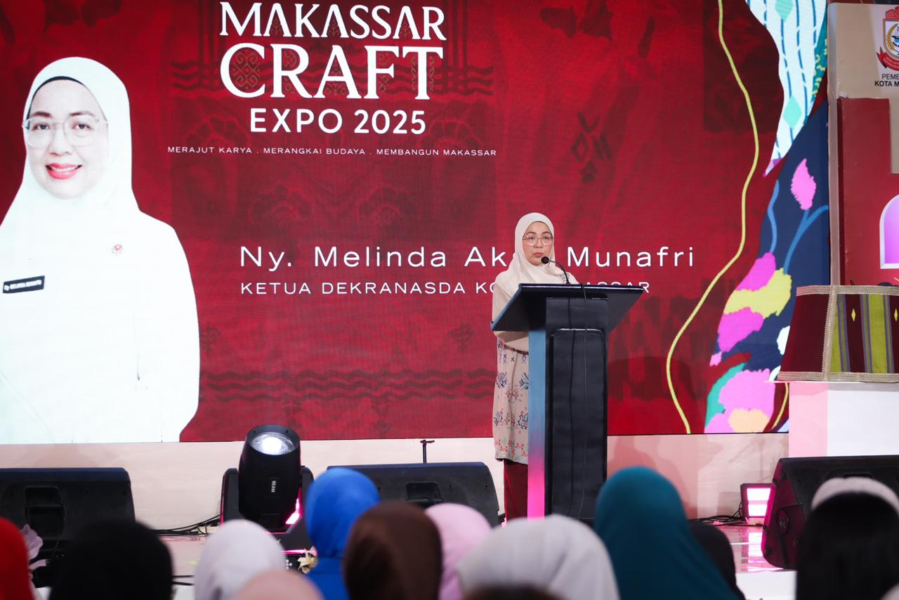 Ketua Dekranasda Kota Makassar Resmi Buka Makassar Craft Expo 2025: Momentum Kebangkitan Industri Kreatif Lokal