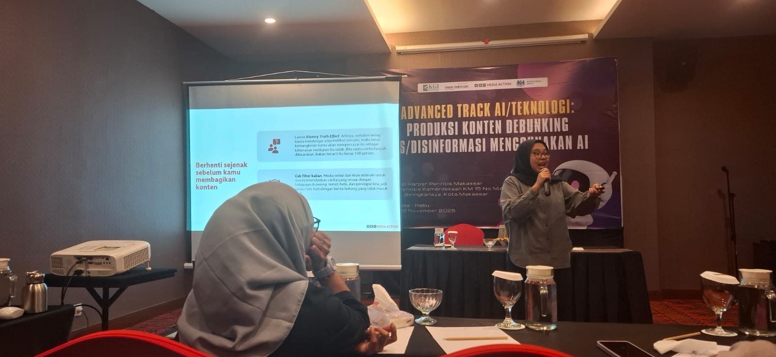 KabarMakassar-BBC Media Action Gelar Training Advanced Tracking AI, Lawan Mis/Disinformasi