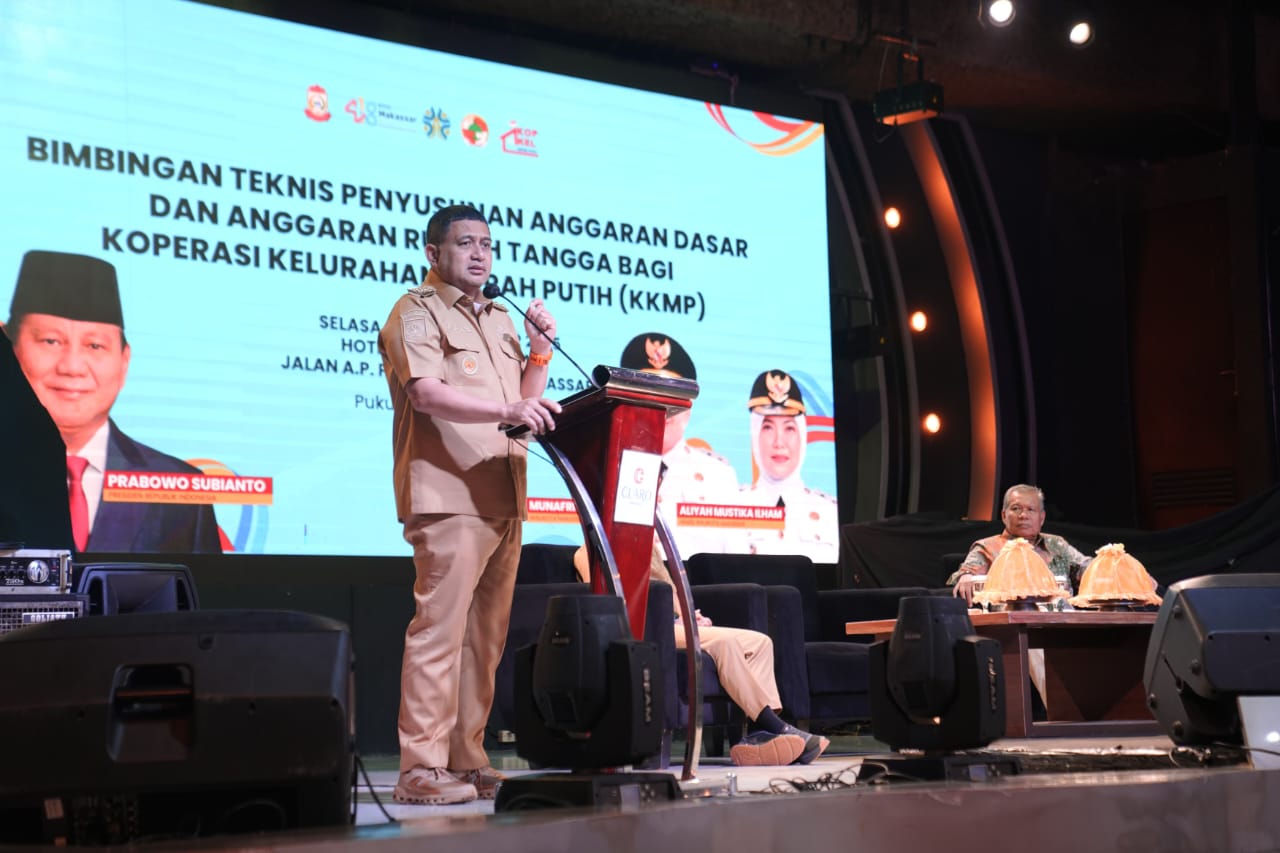 Wali Kota Makassar Buka Bimtek Koperasi Merah Putih, Tegaskan Integritas dan Penguatan Tata Kelola