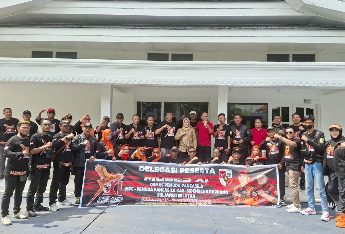 Delegasi Pemuda Pancasila Sidrap Berangkat ke Mubes XI, Wabup Beri Pesan Khusus Delegasi Pemuda Pancasila Sidrap Berangkat ke Mubes XI, Wabup Beri Pesan Khusus