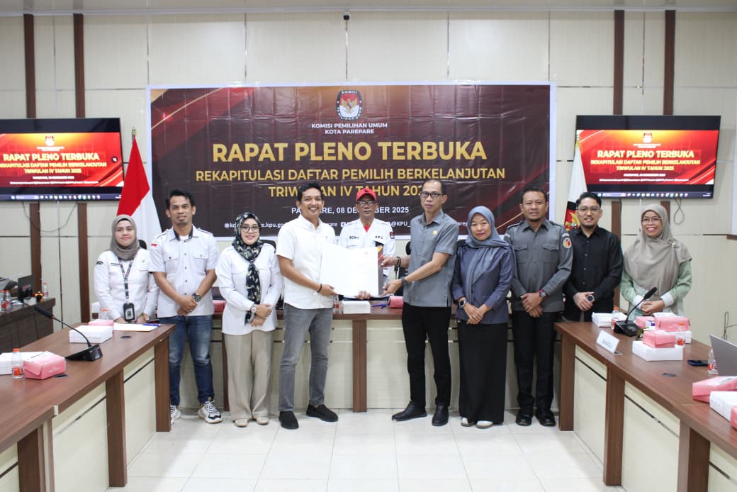 Final, KPU Parepare Kantongi 115 Ribu Data Pemilih Akurat Final, KPU Parepare Kantongi 115 Ribu Data Pemilih Akurat