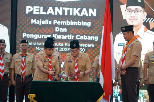 Wali Kota Parepare Dorong Penguatan Karakter Generasi Muda lewat Pramuka