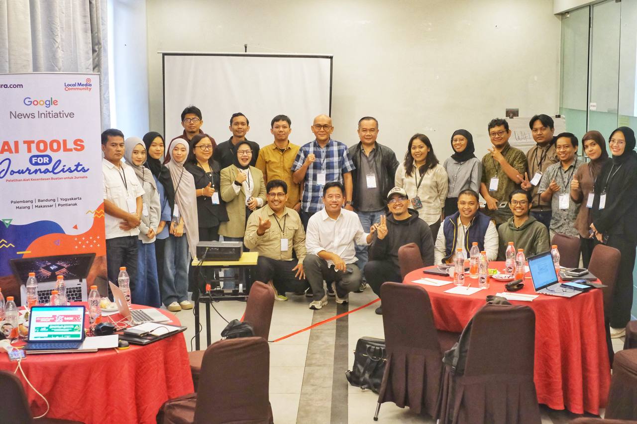 Direktur Pijarnews.com Hadiri AI Tools Training for Journalists Suara.com–LMC Didukung GNI di Makassar Direktur Pijarnews.com Hadiri AI Tools Training for Journalists Suara.com–LMC Didukung GNI di Makassar