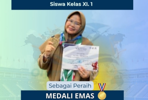 Siswi SMA Muhammadiyah Rappang Raih Emas di Olimpiade Ahmad Dahlan Nasional ke-8